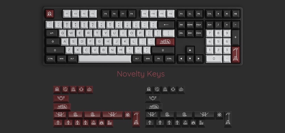 AKKO Dracula Castle 5108S RGB Keyboard - TTC Silver Switch Feature 1