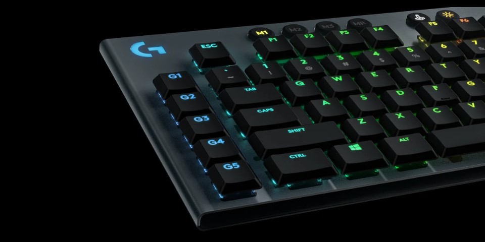 Logitech 920-009224 G815 Lightsync RGB Clicky Mechanical Gaming Keyboard Feature 4