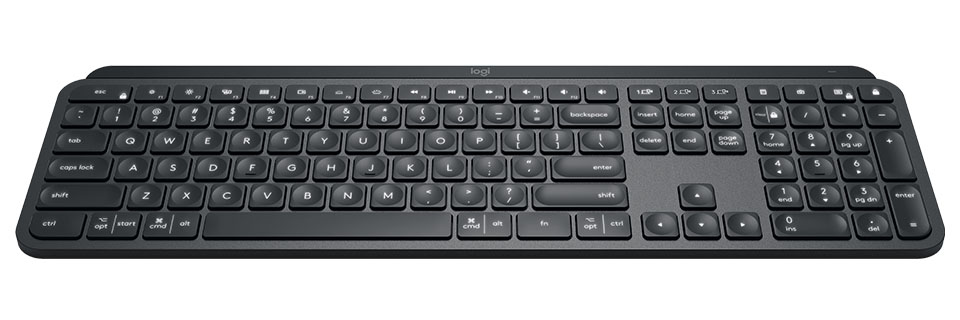 Logitech 920-009418 MX Keys Wireless Keyboard Feature 1
