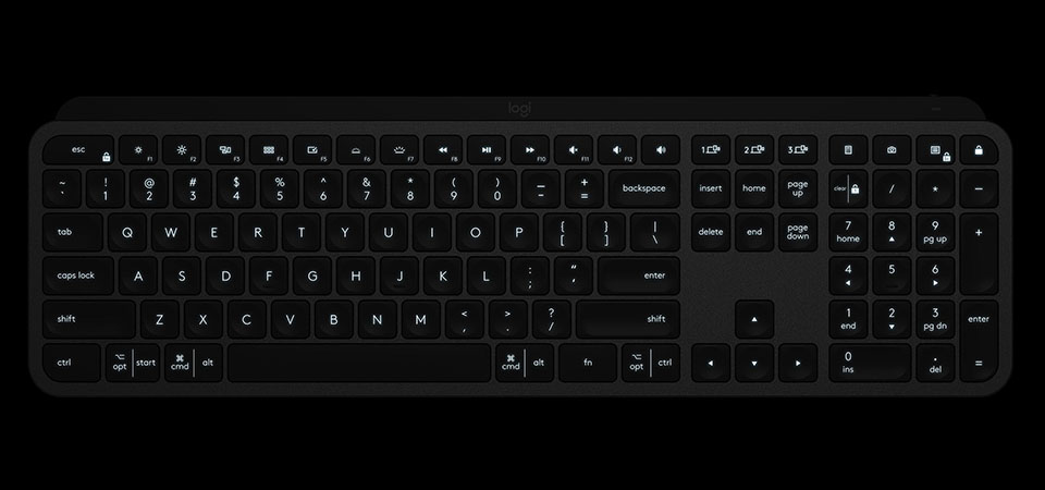 Logitech 920-009418 MX Keys Wireless Keyboard Feature 4