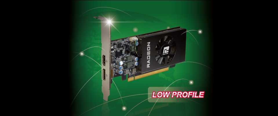 PowerColor AMD Radeon™ RX 6400 Low Profile 4GB GDDR6 Graphics Card Feature 1