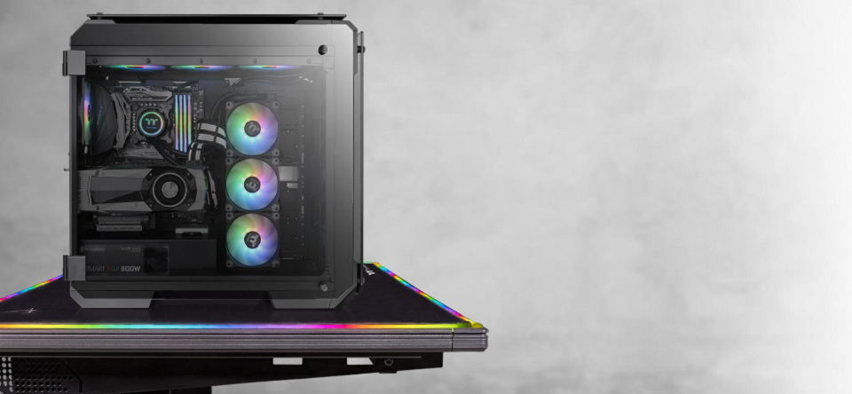 Thermaltake View 71 TG A-RGB Edition Full Tower Case - Black Feature 4