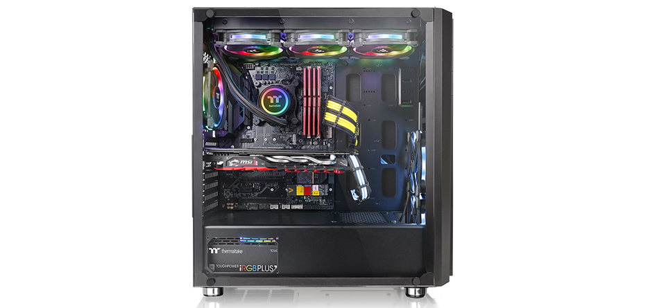 Thermaltake Versa H26 Tempered Glass Edition Mid-Tower Chassis Feature 4