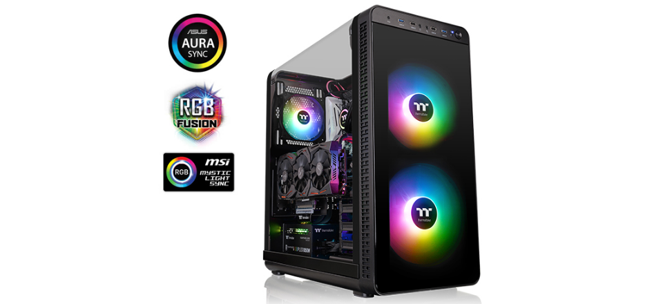 Thermaltake View 37 A-RGB Edition Mid Tower Chassis Feature 1