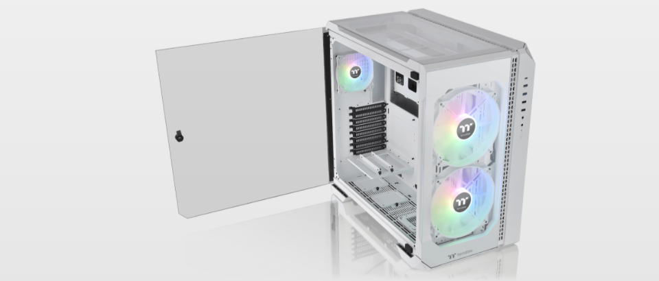 Thermaltake View 51 A-RGB Tempered Glass Case - White Feature 1
