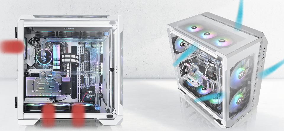 Thermaltake View 51 A-RGB Tempered Glass Case - White Feature 4