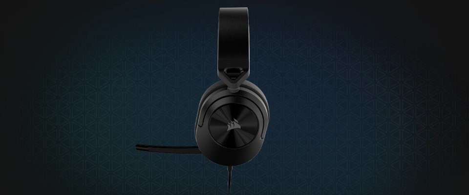 Corsair HS55 STEREO Wired Gaming Headset - Carbon Feature 3