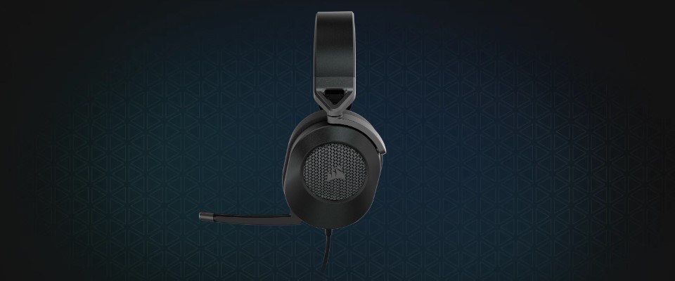 Corsair HS65 SURROUND Wired Gaming Headset - Carbon Feature 3
