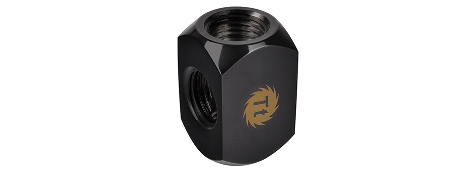 Thermaltake Pacific 4-Way G1/4 Connector Block Black Feature 2