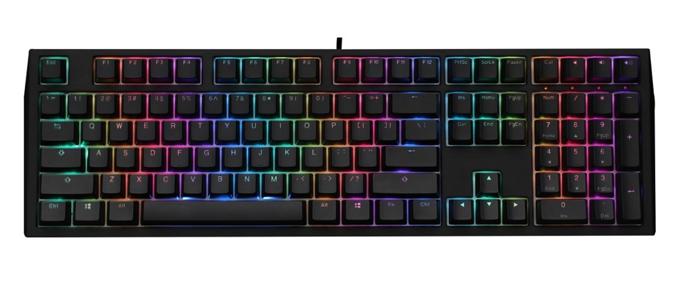 Ducky Shine 7 Blackout RGB Cherry Brown Mechanical Keyboard Feature 3