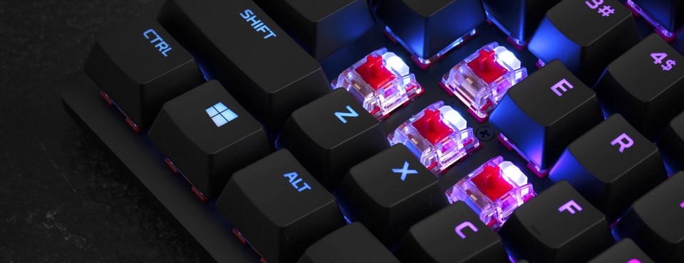 HyperX Alloy Origins Core RGB TKL Red Switch Mech Keyboard Feature 1