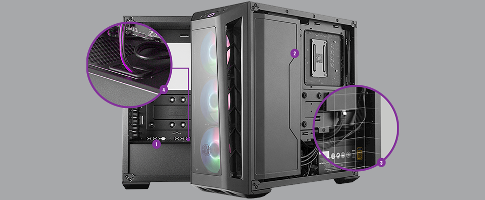Cooler Master MasterBox MB530P TG Addressable RGB Case Feature 3