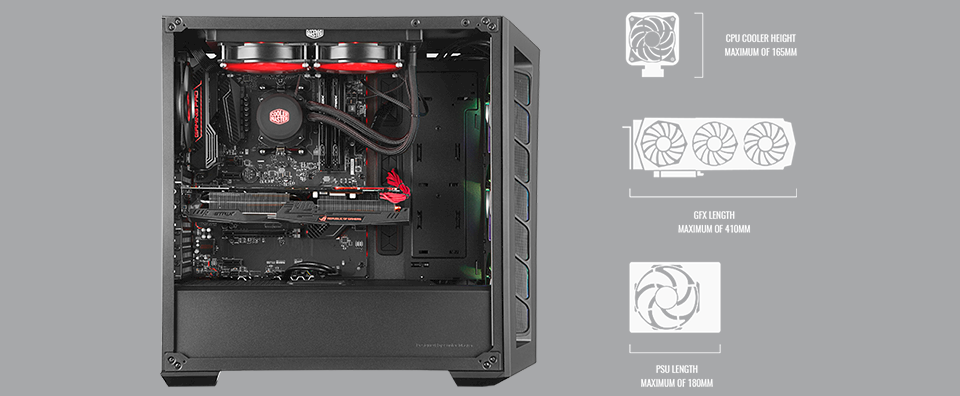 Cooler Master MasterBox MB530P TG Addressable RGB Case Feature 4