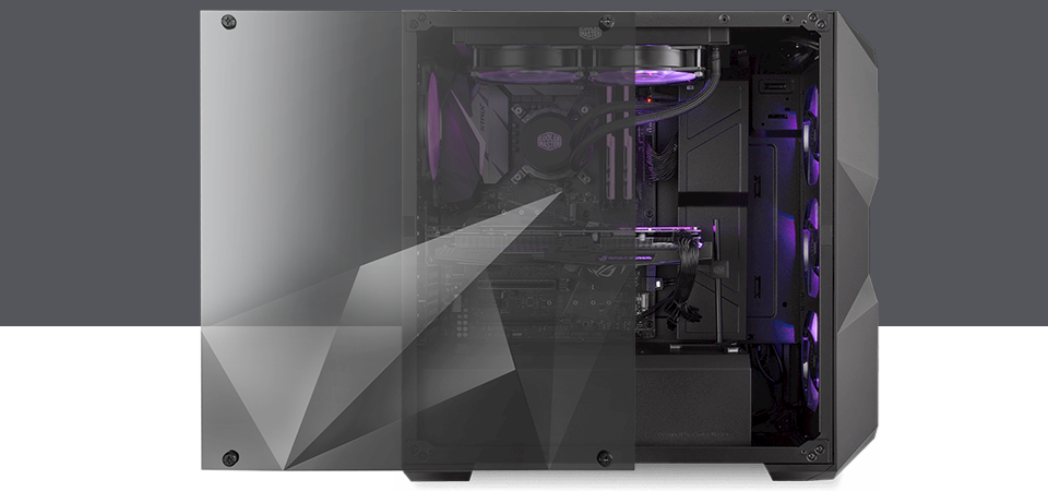 Cooler Master MCB-D500D-KANN-S00 MasterBox RGB Mid Tower Case Feature 1
