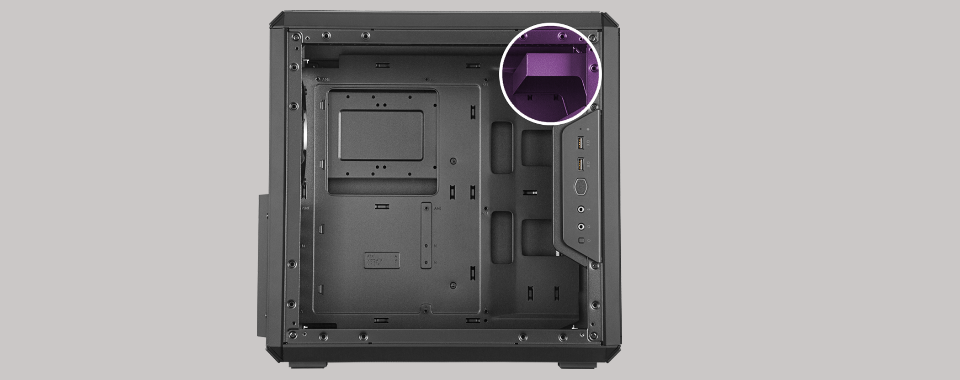 Cooler Master MCB-Q500L-KANN-S00 MasterBox Mid Tower Black Feature 2