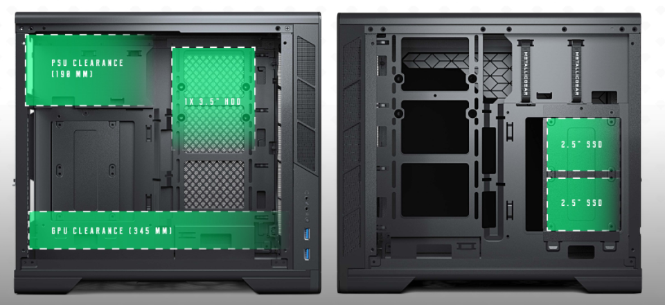 MetallicGear Neo G Mini Case Black V2 Feature 3