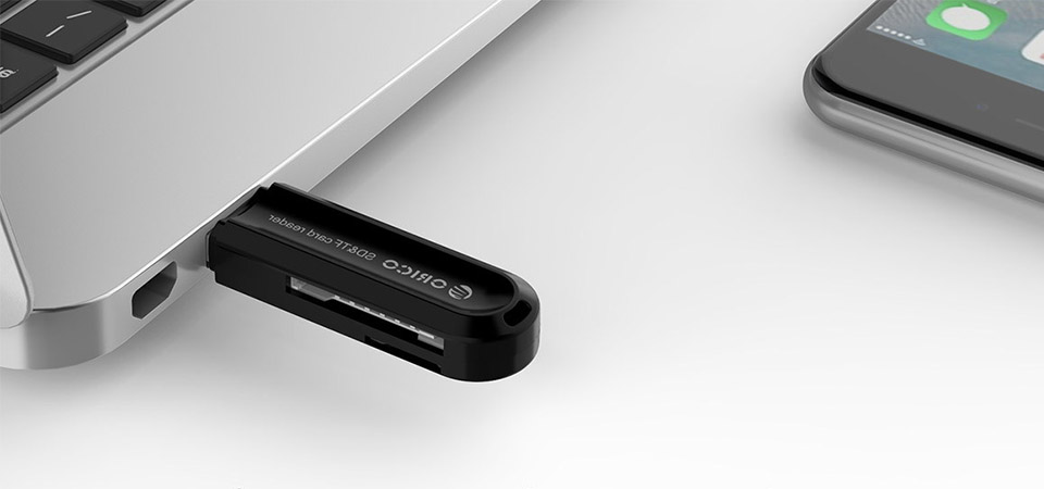 Orico CRS21 USB 3.0 SD/Micro SD Card Reader - Black Feature 6
