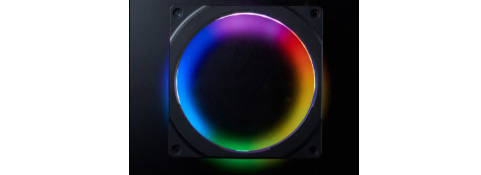 Phanteks Halos 120mm Digital RGB Plastic LED Fan Frame - Black Feature 3