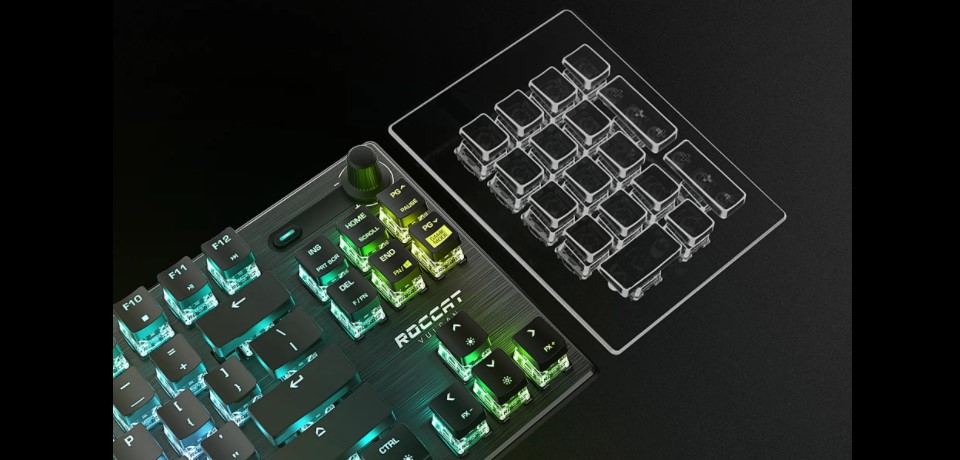 Roccat Vulcan TKL Pro RGB Optical Mechanical Keyboard Feature 3