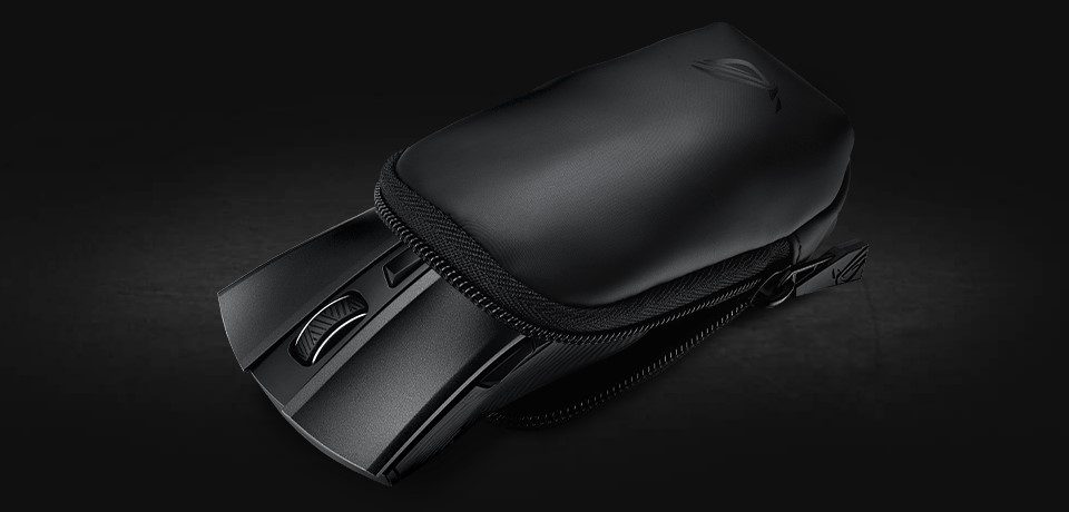 ASUS ROG Strix Carry Bluetooth Gaming Mouse - Gun Metal Grey Feature 6