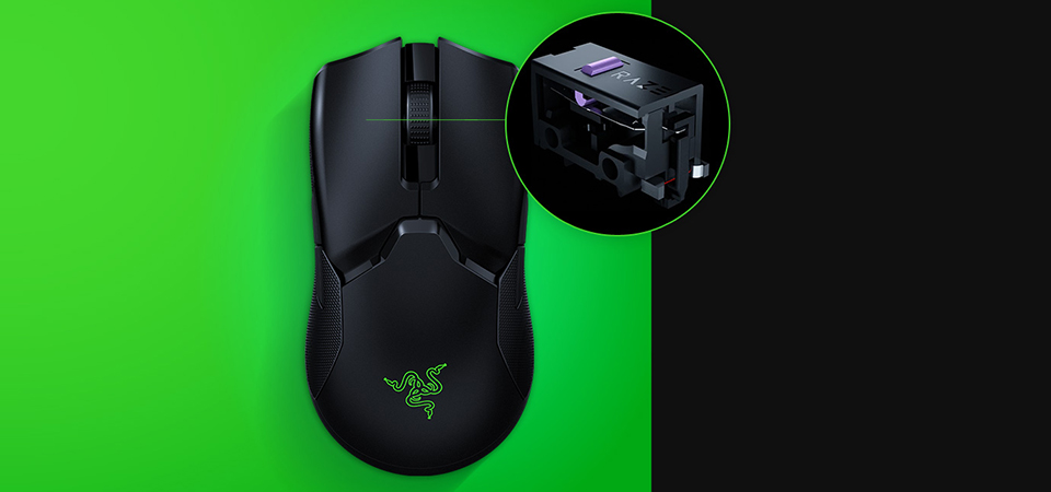 Razer Viper Ultimate Wireless Gaming Mouse  - Black Feature 3