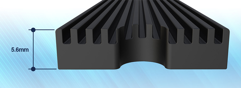 Silverstone Slim-Profile Aluminium Alloy M.2 SSD Cooling Kit - Black Feature 3